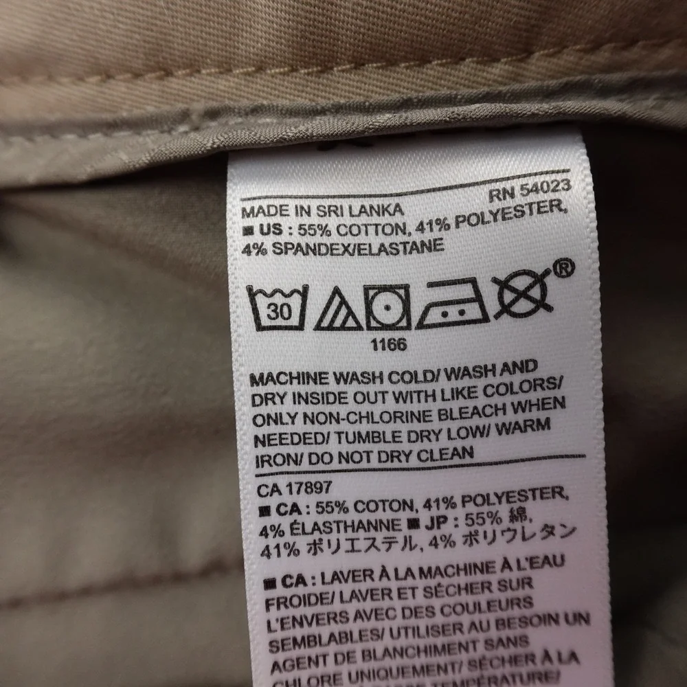 Banana‎ Republic Pants Mens 33X30 Beige Chino Trouser Performance Tech Flat Golf